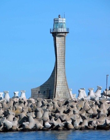 Photo:  Lighthouse at Black Sea, Romania